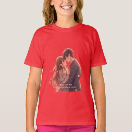 Camiseta Romantic Anime Couple - Valentine's Day Aesthetic
