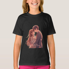 Camiseta Romantic Anime Couple - Valentine's Day Aesthetic