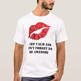 Camiseta Romantic chic luxe red lips