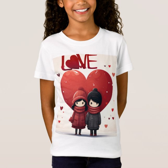 Camiseta Romantic Love Quote Design  (Anverso)