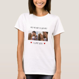 Camiseta Romantic Photo T-Shirt – Valentine’s Day Gift