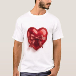 Camiseta Romantic Red Rose Valentine Couple Love T-shirts