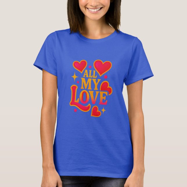 Camiseta Romantic Valentine’s Day T-Shirt (Anverso)