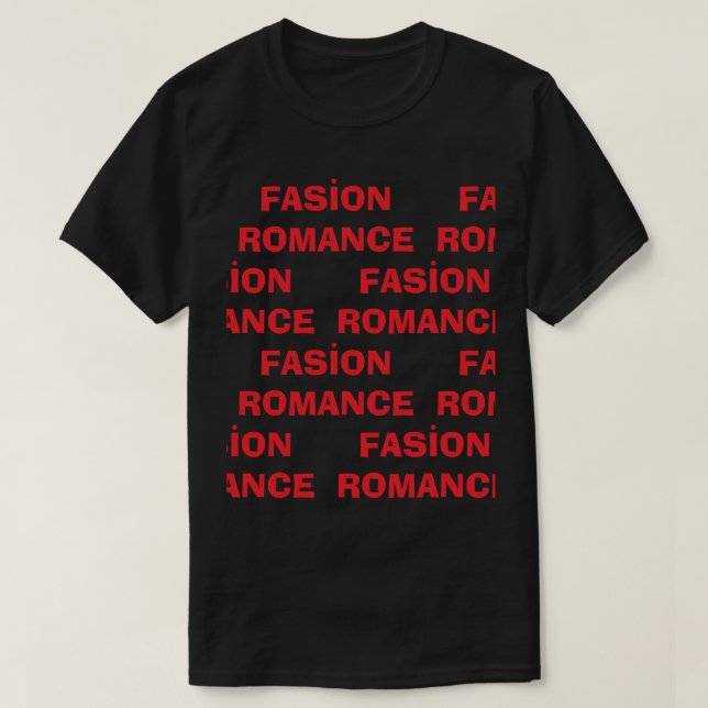 CAMISETA ROMÁNTICA (Diseño del anverso)
