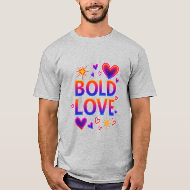 Camiseta Romántica del Día de San Valentín (Anverso)