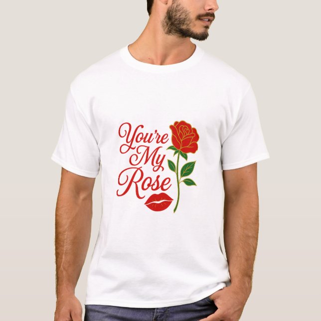 Camiseta Romántica del Día de San Valentín (Anverso)