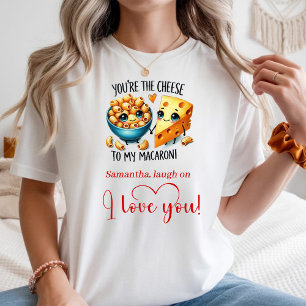 Camiseta Romántica Divertida Comida San Valentín M