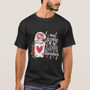 Camiseta Romántica 'El Café Helado Es Mi Lenguaje