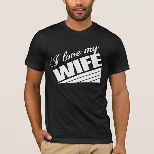 Camiseta Romántico amo a mi esposa (Anverso)