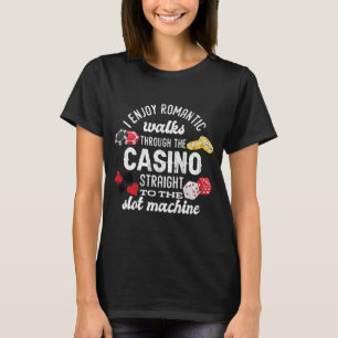 Camiseta Romántico camina a través de la gracia del Casin
