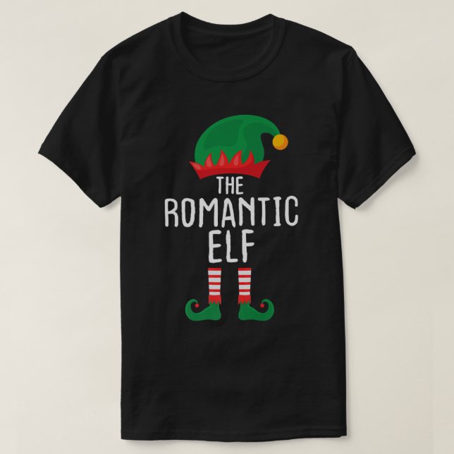 Camiseta Romántico Elf Funny Parentesco Grupo C (Diseño del anverso)