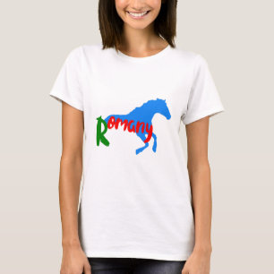 Camiseta Romántico Gitano texto y caballo