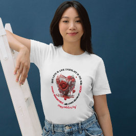Camiseta Romántico gracioso El día de San Valentín del Cora