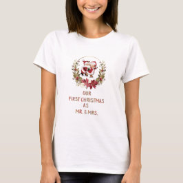 Camiseta Romántico Nuestra Primera Guerra De Poinsettia De 