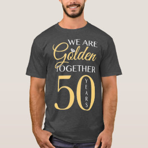 Camiseta Romántico para parejas - 50° Aniversario Boda