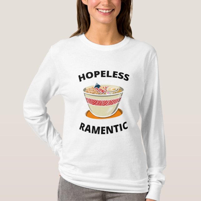 Camiseta Romántico sin Esperanza  (Anverso)