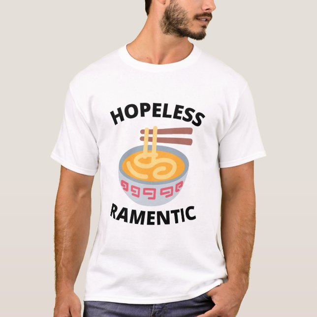 Camiseta Romántico sin Esperanza (Anverso)