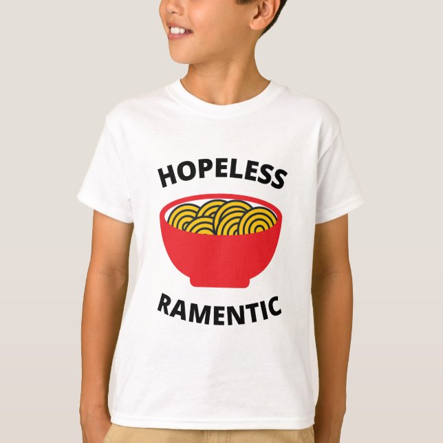 Camiseta Romántico sin Esperanza  (Anverso)