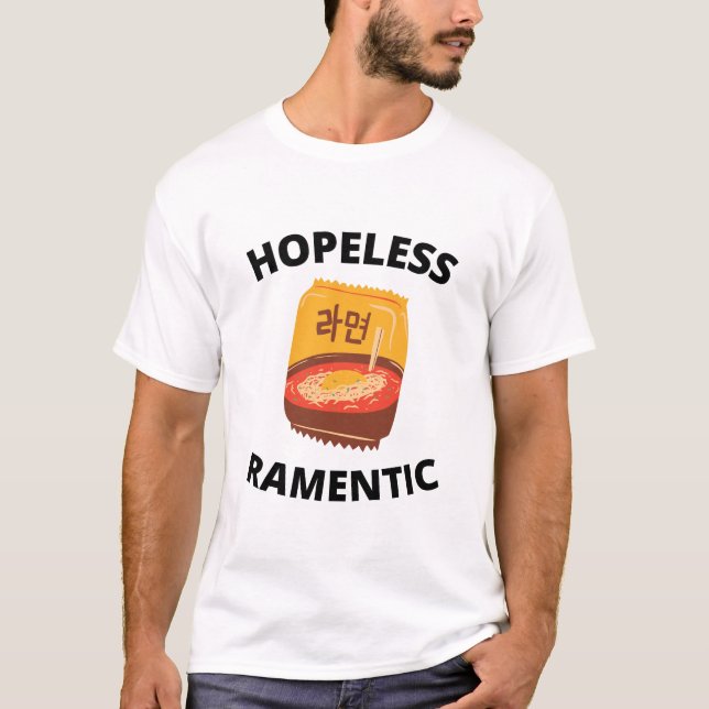 Camiseta Romántico sin Esperanza (Anverso)