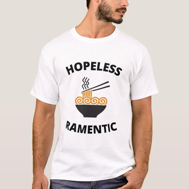 Camiseta Romántico sin Esperanza (Anverso)