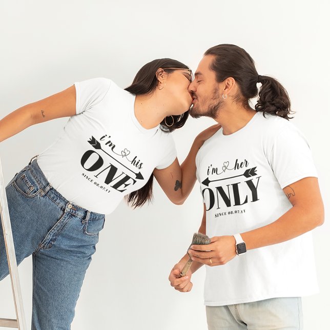 Camiseta Romántico, su único El día de San Valentín de luna (Subido por el creador)