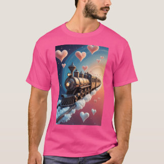 Camiseta Romántico viaje en tren por un paisaje de ensueño