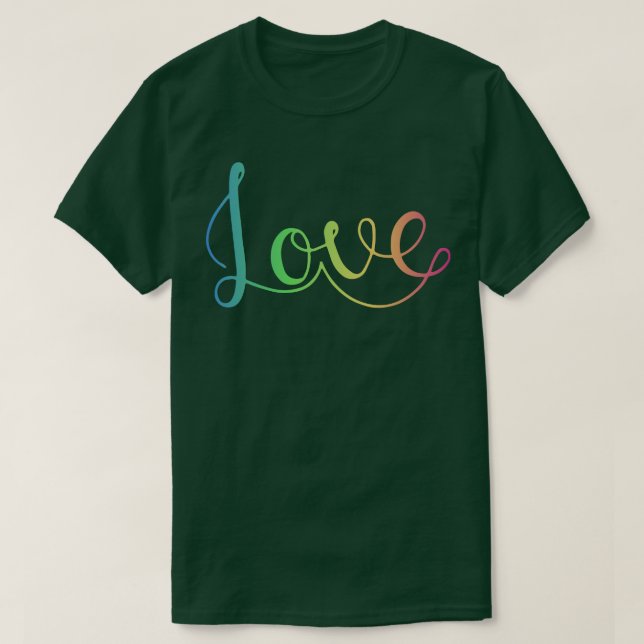 Camiseta Romc Silly Love Lettering (Diseño del anverso)