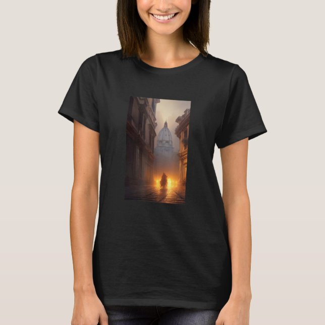 Camiseta Rome Dark Academia Fantasy Gothic (Anverso)