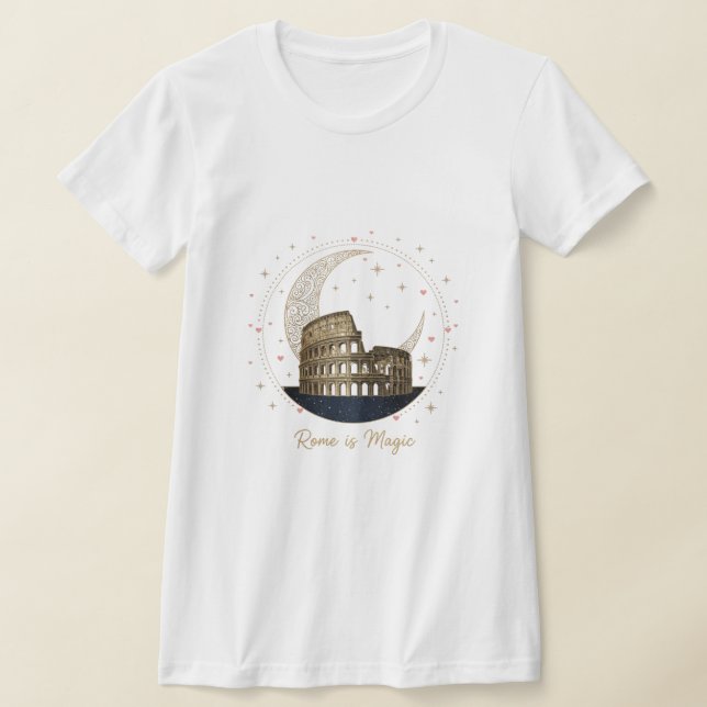 Camiseta Rome is Magic T-Shirt - Elegant Colosseum (Distribución)