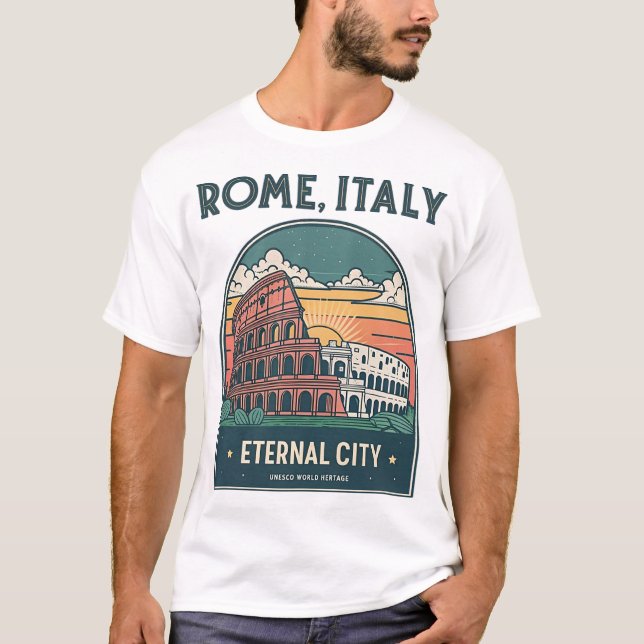 Camiseta ROME, ITALY (Anverso)