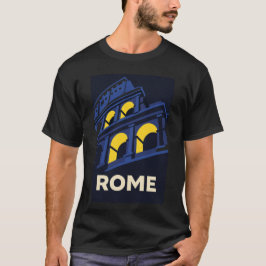 Camiseta Rome Italy Vintage Travel T-Shirt Retro City