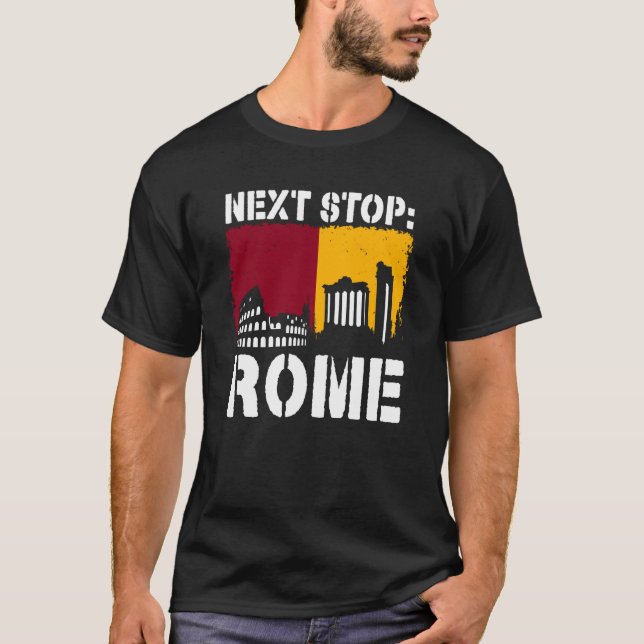 Camiseta Rome Summer Vacation Trip Next Stop Vacay Vibes So (Anverso)