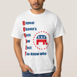 Camiseta Romney - el lío de Obama de la derogación