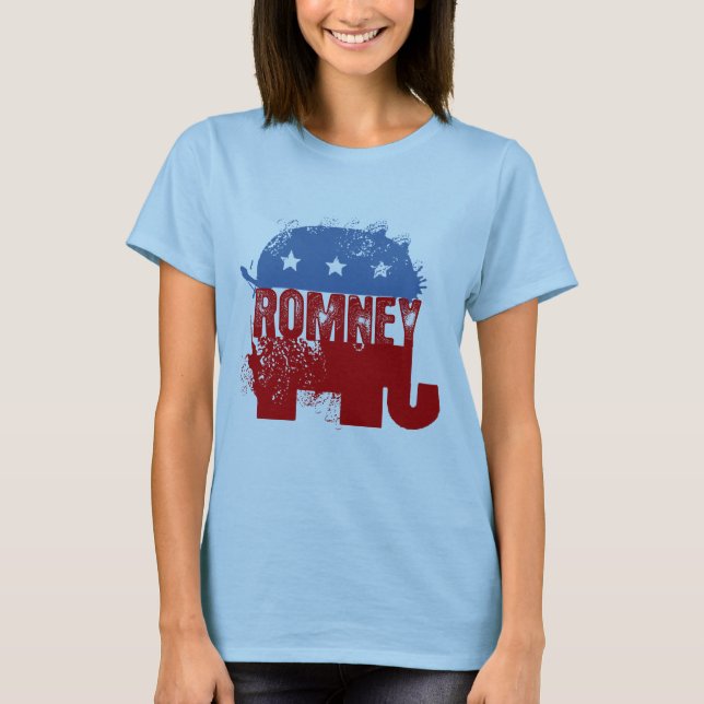 Camiseta ROMNEY republicano (Anverso)