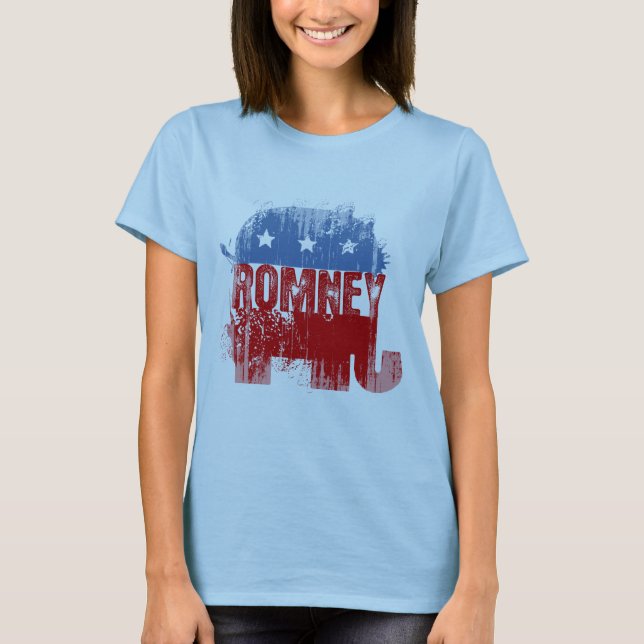 Camiseta ROMNEY republicano (Anverso)