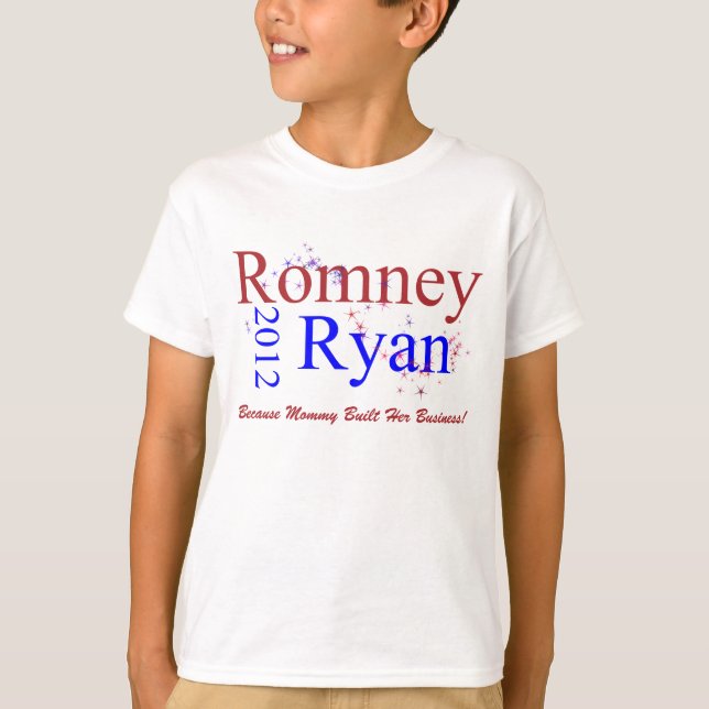Camiseta Romney/Ryan Star Wave (Anverso)
