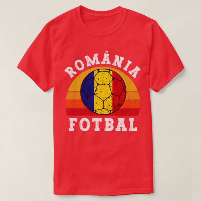 Camiseta Romnia Fotbal (Diseño del anverso)