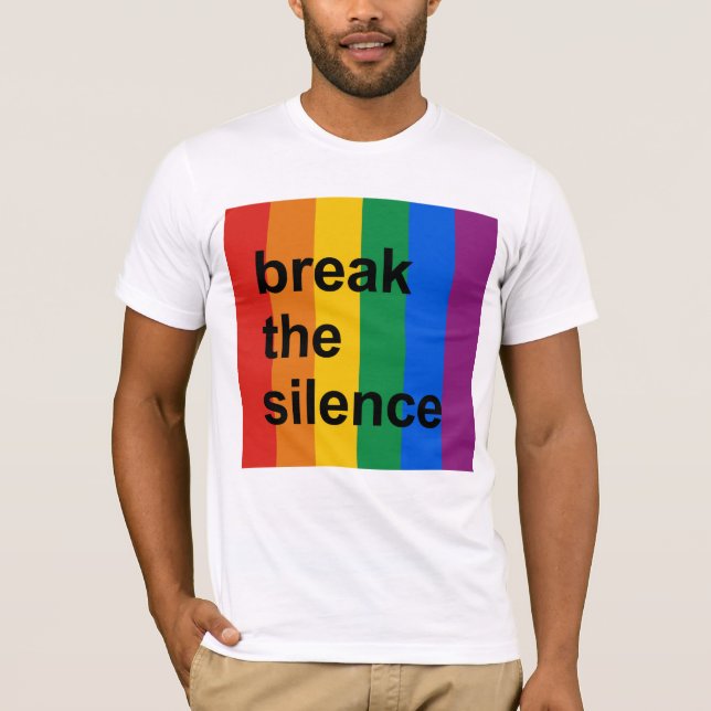 Camiseta rompa el silencio (Anverso)