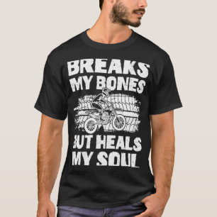 Camiseta Rompe mis huesos pero cura mi moto de moto de suci