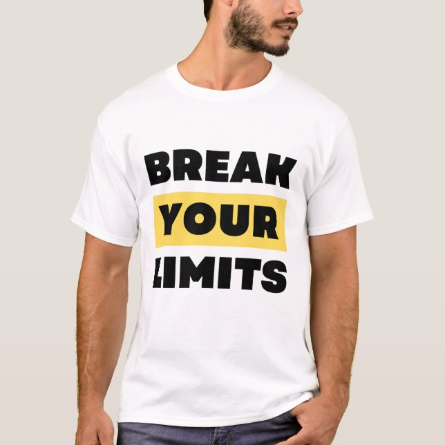 Camiseta Rompe Tus Límites (Anverso)