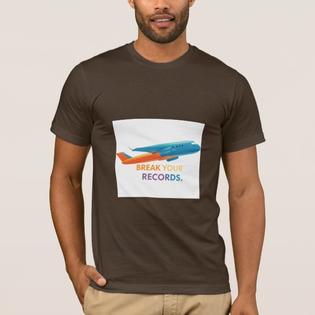 Camiseta "Rompe tus registros" (Anverso)