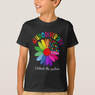 Camiseta Rompecabezas Abrazo de girasol Neurodiversidad Esp