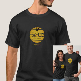 Camiseta Rompecabezas amarillo negro