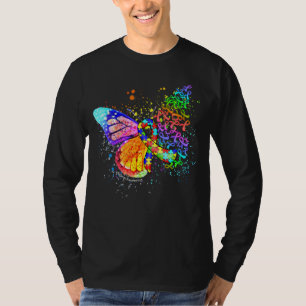 Camiseta Rompecabezas Cinta Autismo Concienciación Guiando