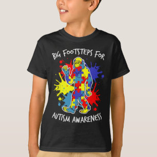 Camiseta Rompecabezas Colorido Conciencia del Autismo Bigfo