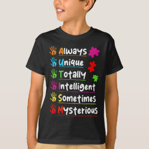 Camiseta Rompecabezas Colorido Conciencia sobre el Autismo