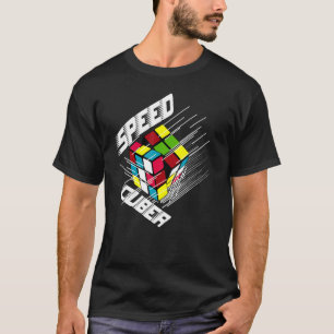 Camiseta Rompecabezas competitivo Velocidad del cubo Cuber