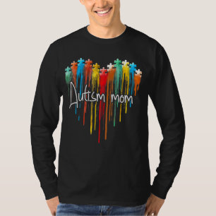 Camiseta Rompecabezas Corazón Amor Autismo Conciencia Padre