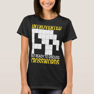 Camiseta rompecabezas cruzado introducido pero listo para d