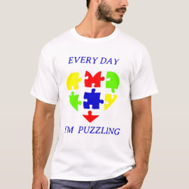 Camiseta Rompecabezas de Aceptación del Autismo Día de conc